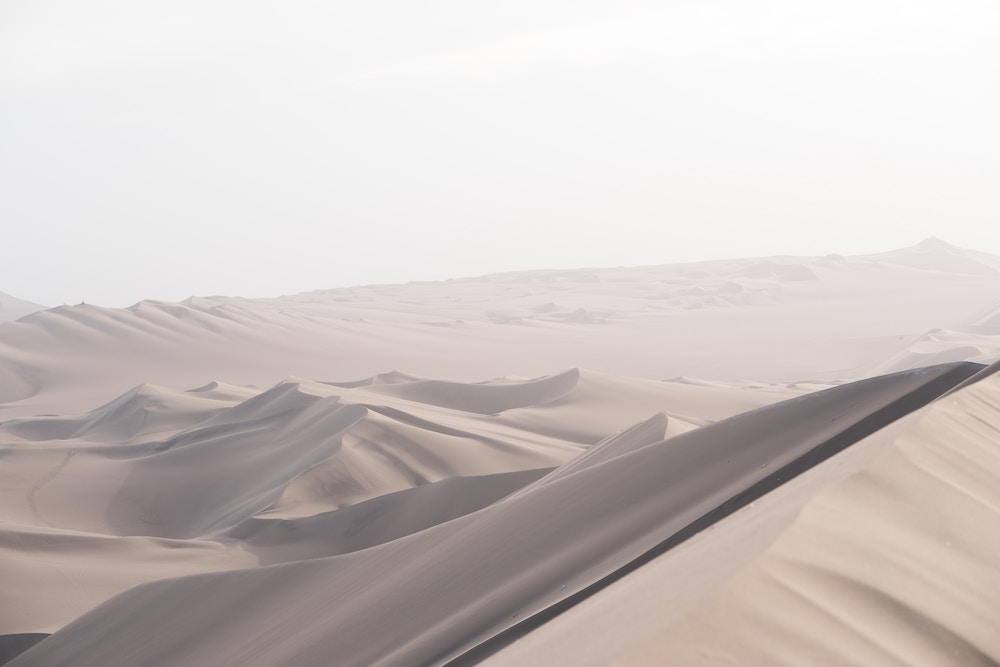 vast sand dunes